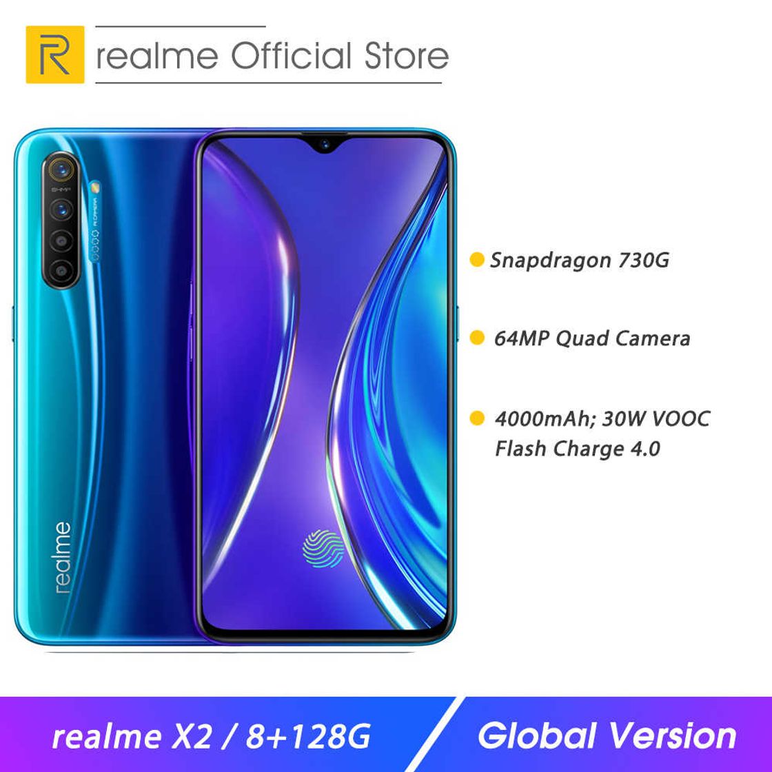 Electrónica realme X2 Smartphone móvil, 8 GB RAM 128 GB ROM 6,4 ''