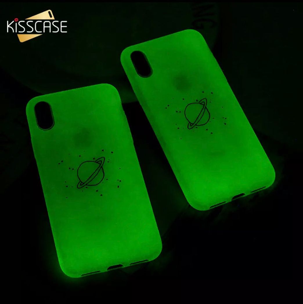 Social Funda blanca que brilla en la oscuridad