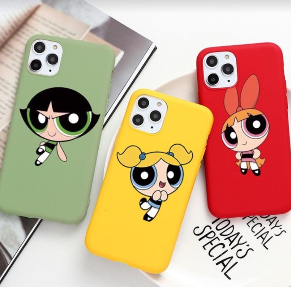 Social Fundas para celular de las chicas súper poderosas 💚💗💙