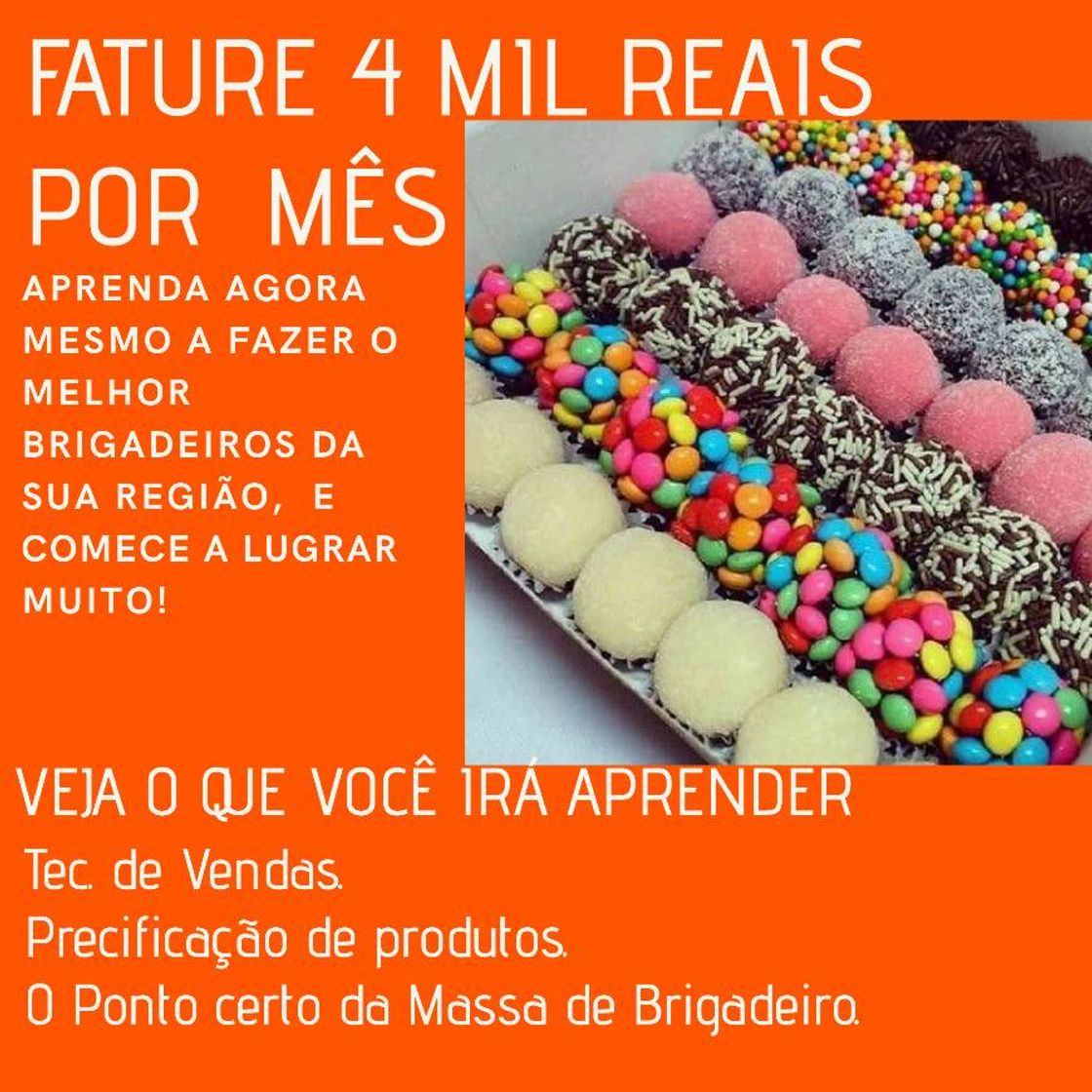 Moda CURSOS DE BRIGADEIRO