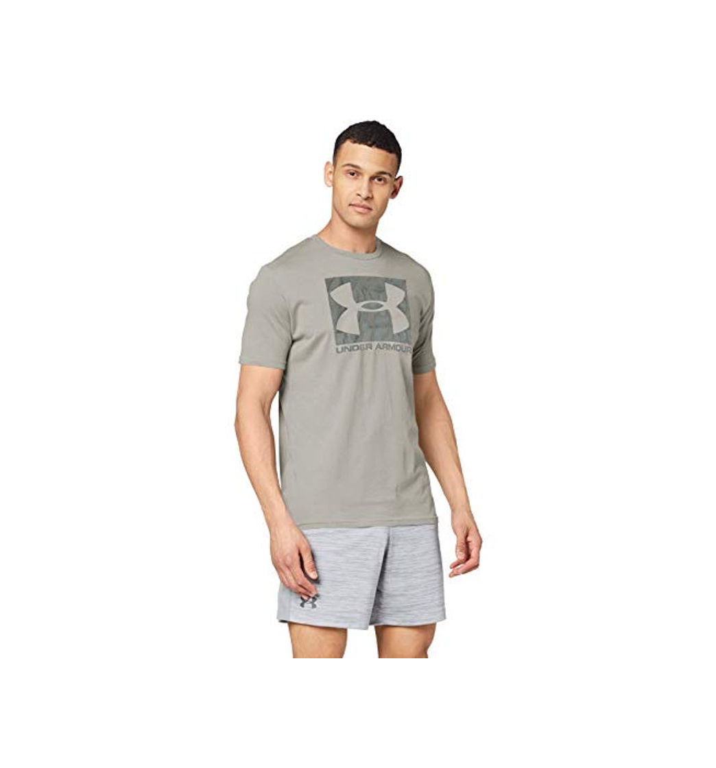 Fashion Under Armour Camo Boxed Logo Camisa Manga Corta