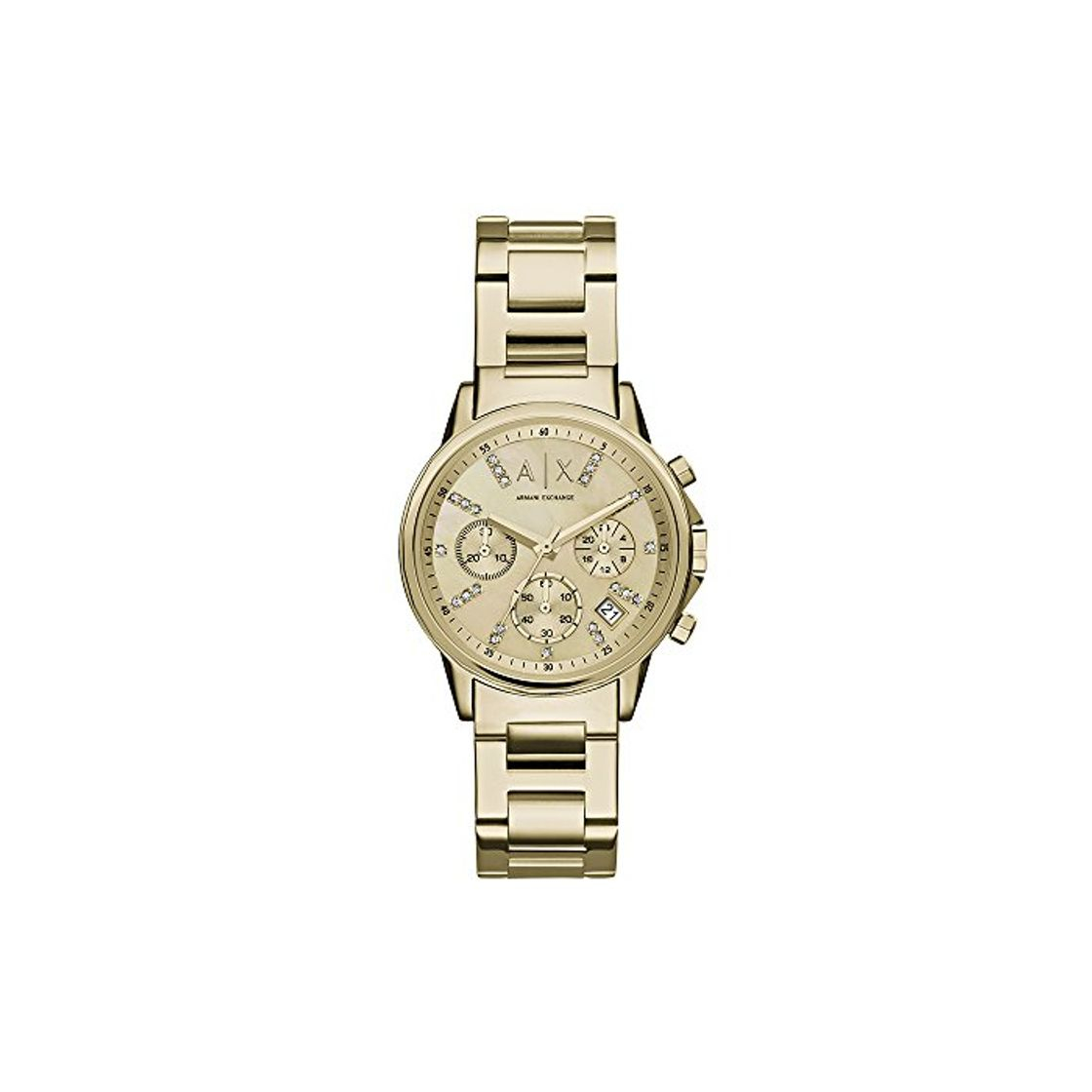 Products Armani Exchange Reloj Cronógrafo para Mujer de Cuarzo con Correa en Acero Inoxidable AX4327