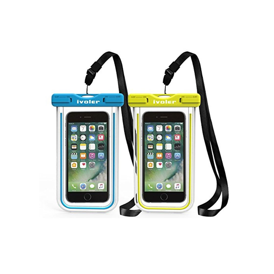Social ivoler [IPX8 Certificado] [2 Unidades] Funda Bolsa Móvil Impermeable Universal para Xiaomi,