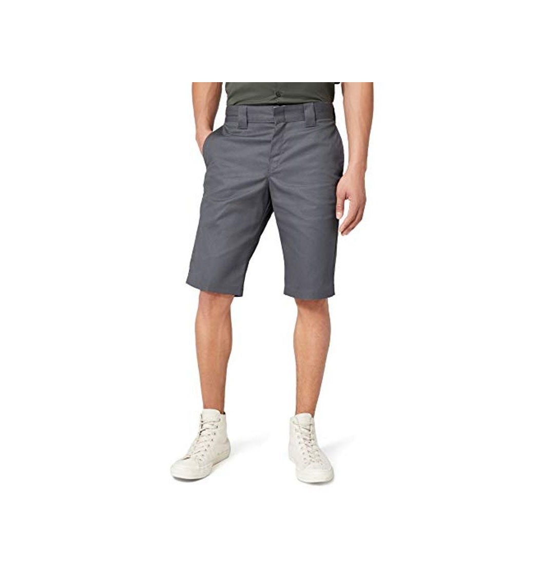 Moda Dickies - Pantalones cortos para hombre, Gris