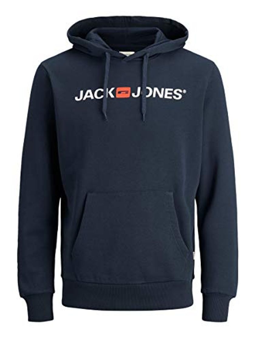 Social JACK & JONES Jjecorp Logo Sweat Hood Noos Capucha, Azul