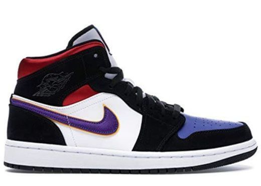 Nike Air Jordan 1 Mid Se, Zapatos de Baloncesto para Hombre, Negro