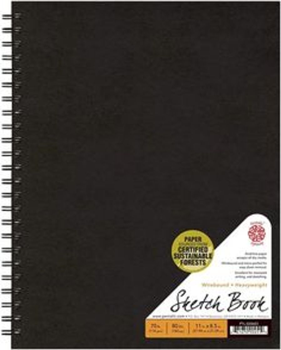 Producto Sketch Book Blank Black Journal: Unlined Paper Notebook And Sketchbook black page