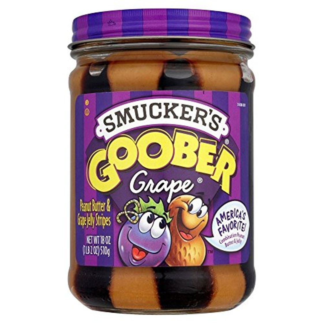 Products Smuckers Mantequilla De Maní Y Jalea Goober Uva Rayas