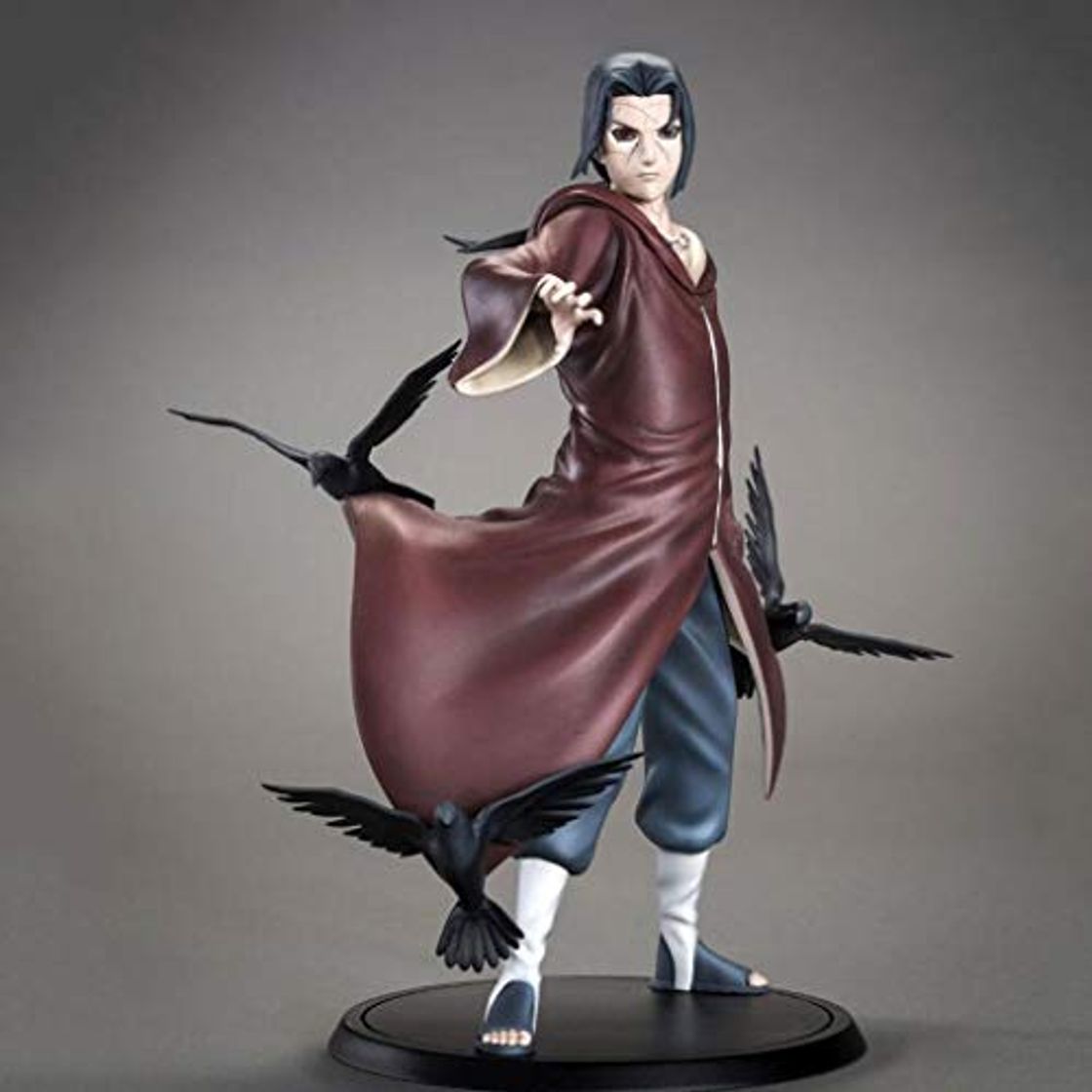 Social LTY YHP Naruto Uchiha Itachi Sharingan 17cm Acción PVC Figura de colección y Decoración Modelo de Juguete Collection