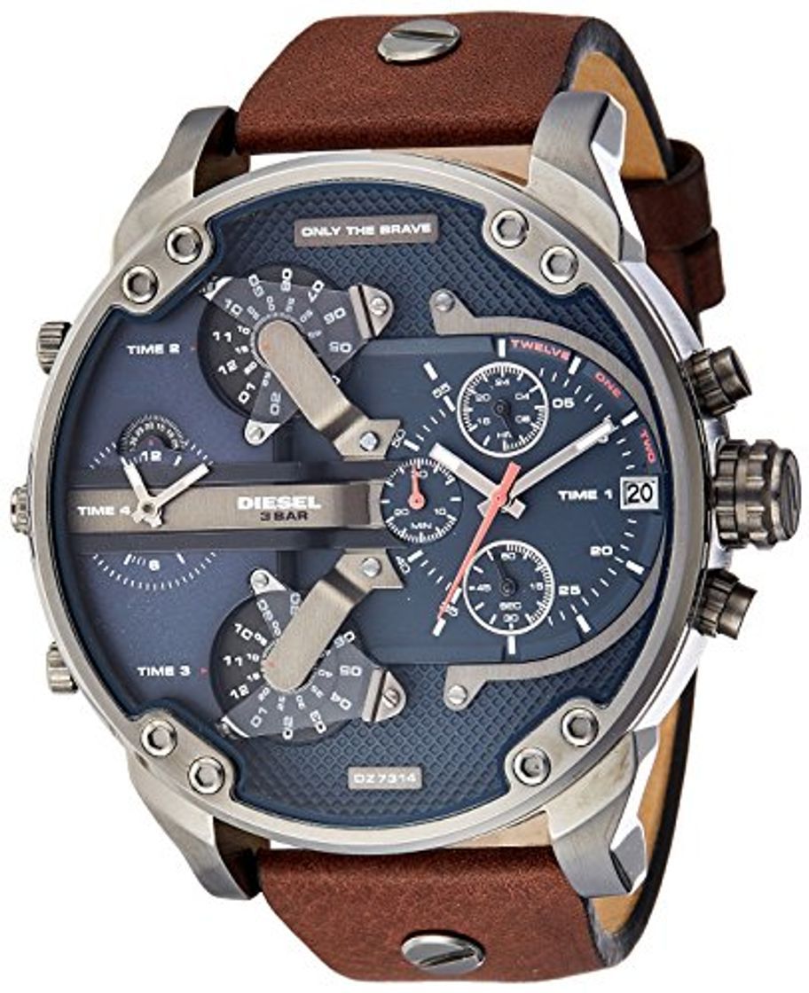 Social Diesel Reloj Multiesfera para Hombre de Cuarzo con Correa en Ninguno DZ7314