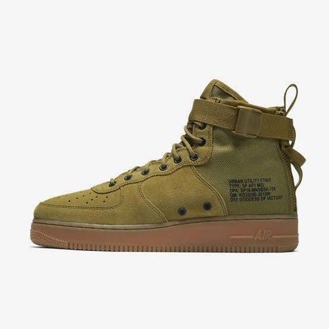 Social Nike air force 1 mid musgo desierto