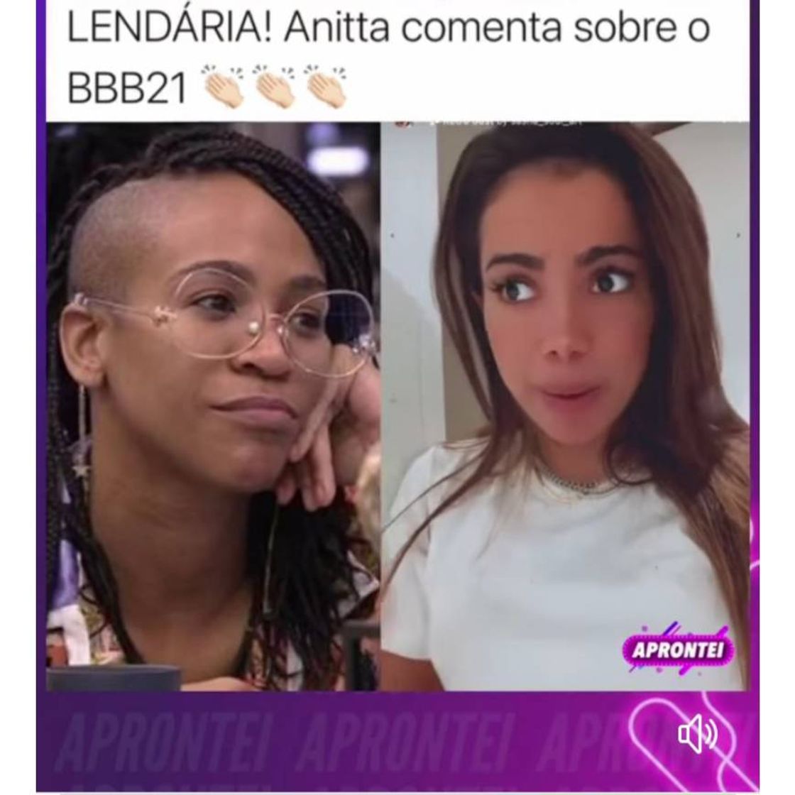 Fashion Anitta fala o que acha do BBB 21