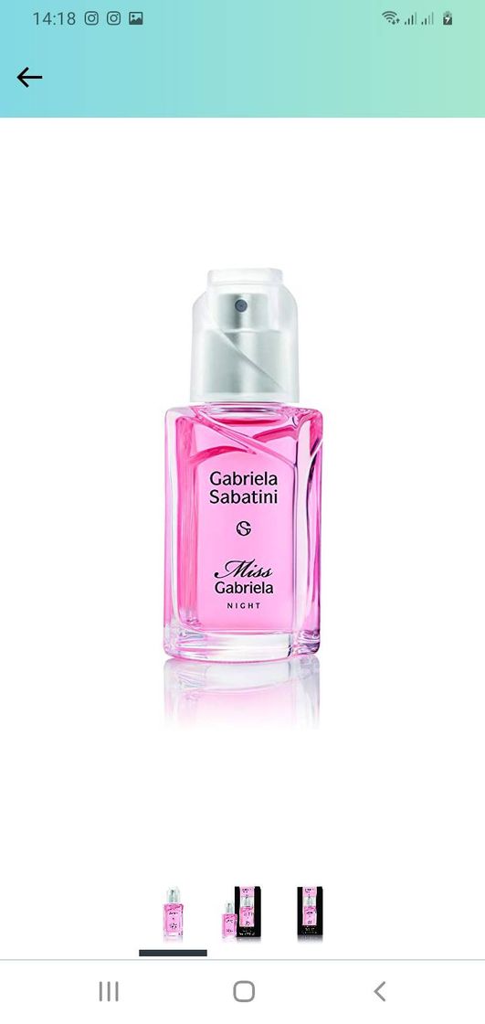 Fashion Gabriela Sabatini Miss Gabriela Night Eau de Toilette 20Ml, 