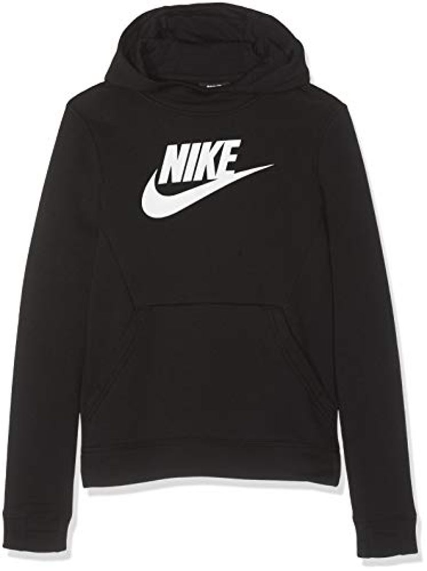 Social Nike Spring Club Fleece HBR Sudadera, Niños, Negro