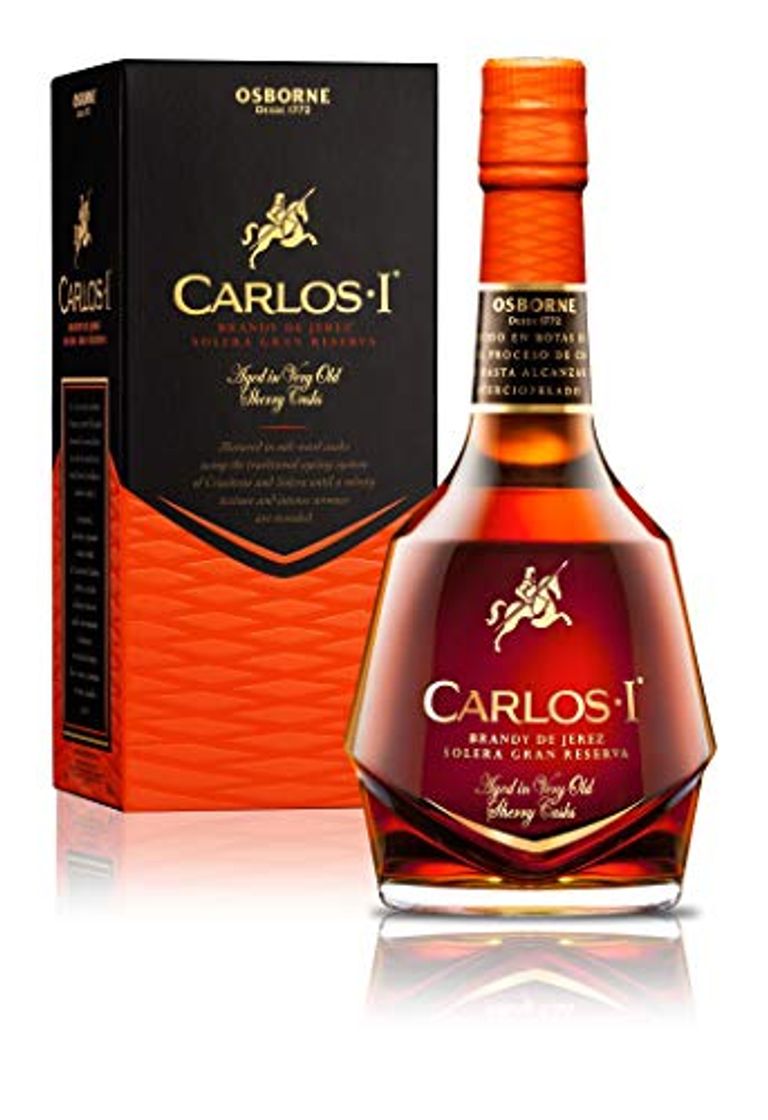 Lugares Carlos I Brandy de Jerez Solera Gran Reserva con Caja de Regalo