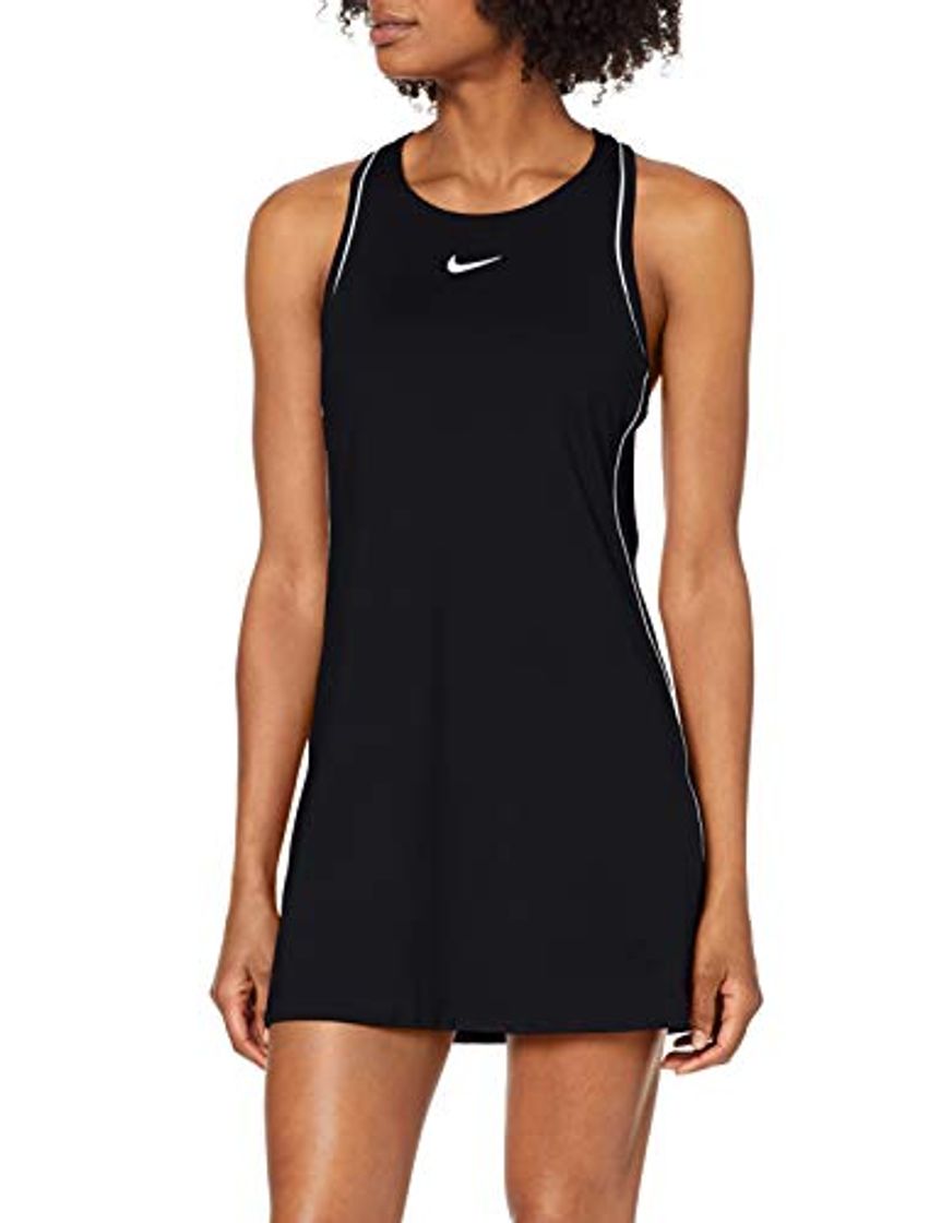 Fashion NIKE W Nkct Dry Dress Falda, Mujer, Black/White/White/