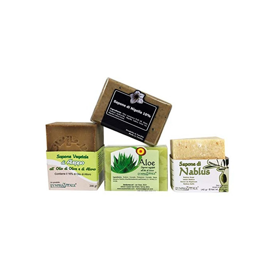 Product Kit Suave - 4 jabones artesanales 100% naturales - Jabón de Alepo