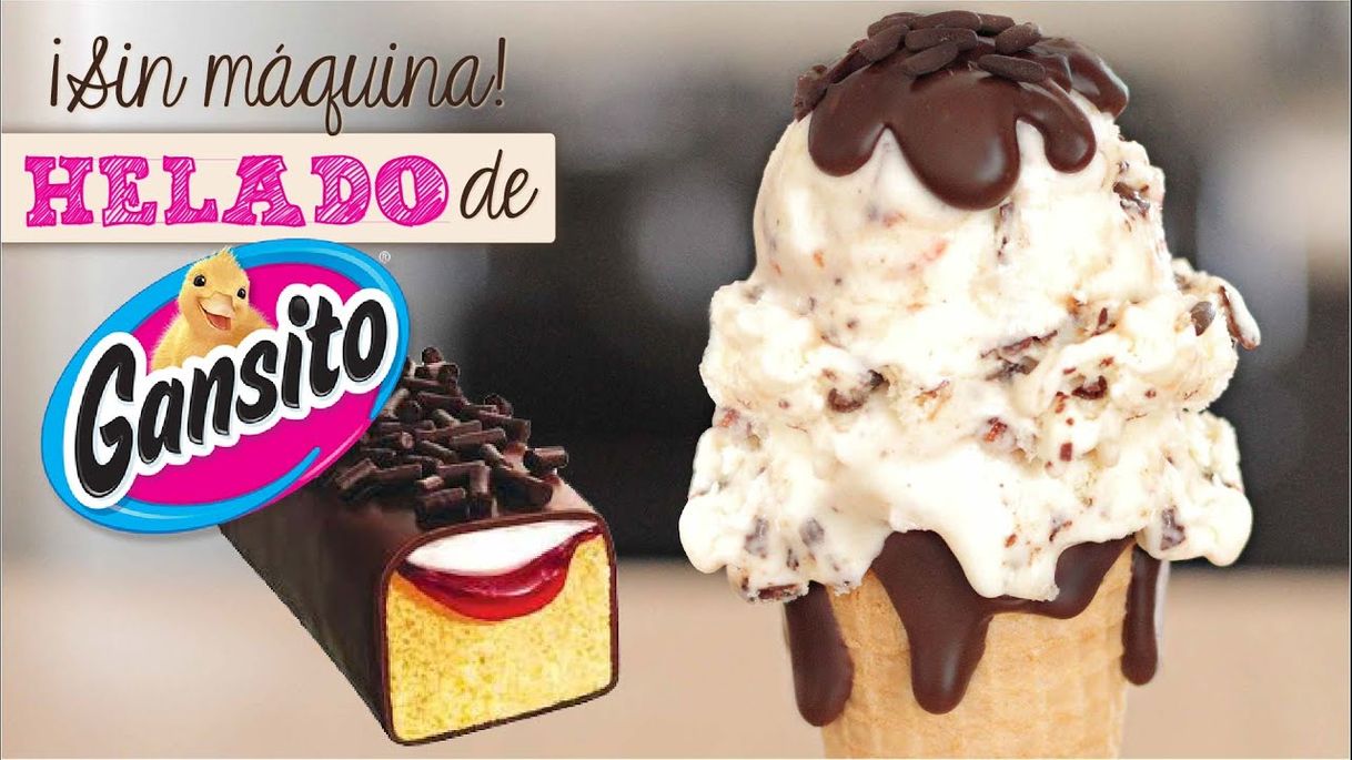 Fashion HELADO DE GANSITO SÚPER FÁCIL 🤯