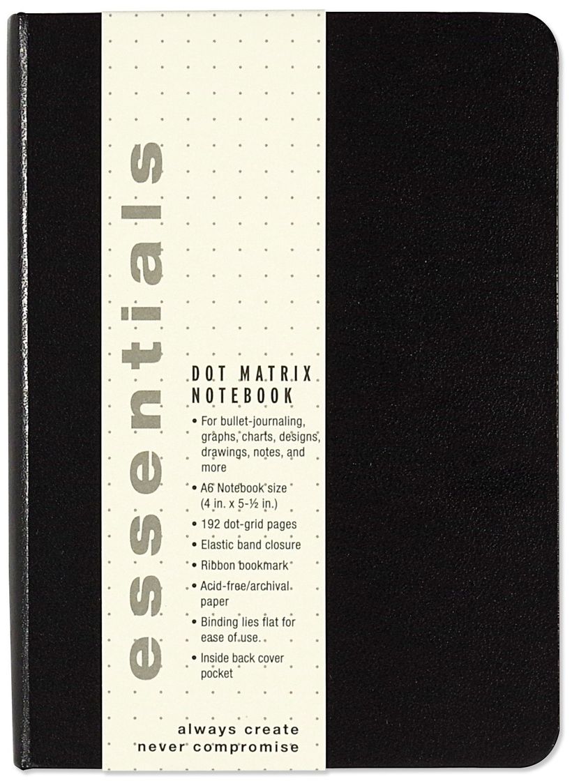 Product Essentials Dot Matrix Notebook.