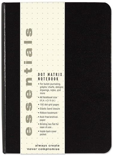 Essentials Dot Matrix Notebook.