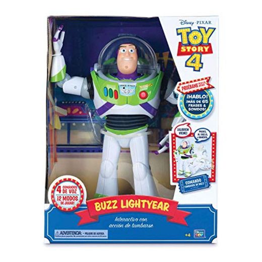 Toy Story Figura Articulada Buzz Lightyear Super Interactivo 30 cm
