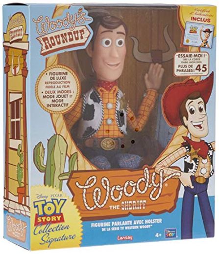 Lansay- Toy Story-Sherif Woody Collection Signature 4 - Figura
