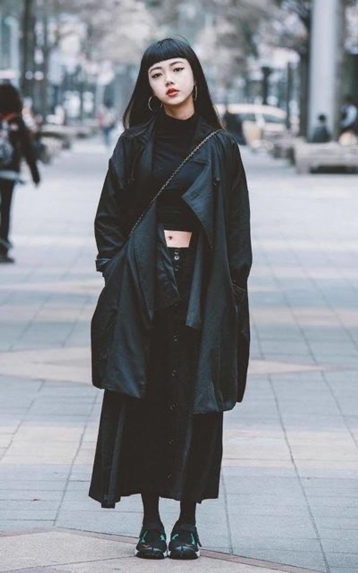 Fashion all black outfit