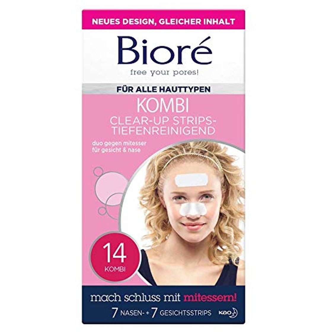 Place bioré 14 combinado Clear de Up de Strips – tiefenreinigend