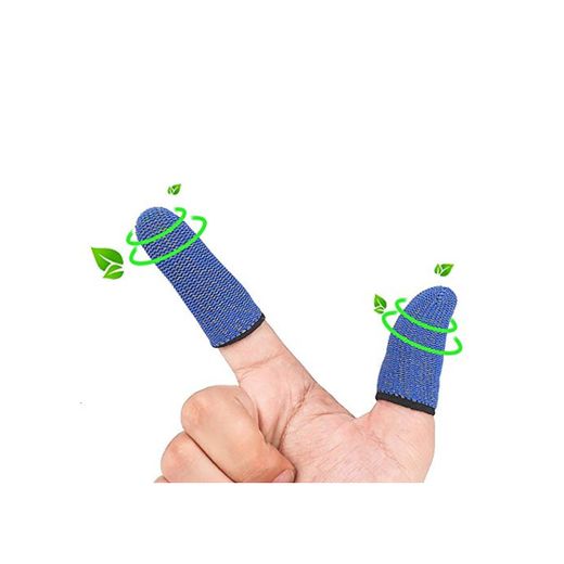 Prenine Gaming Gloves Juego móvil Finger Cot Guantes de juego a prueba de sudor Pantalla táctil Controlador del juego Cubierta del dedo