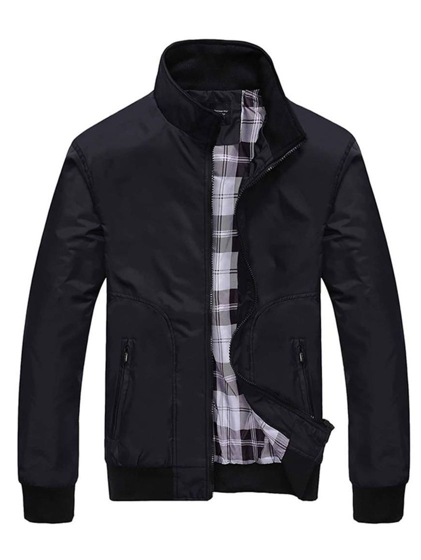 Social Chaqueta con cuello alto 