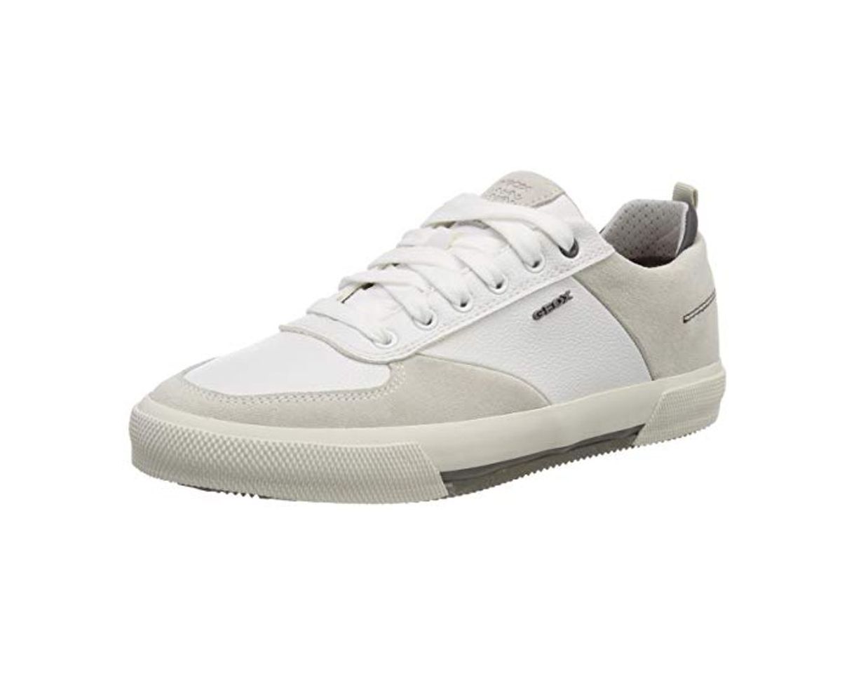 Social Geox U Kaven A, Zapatillas para Hombre, Blanco