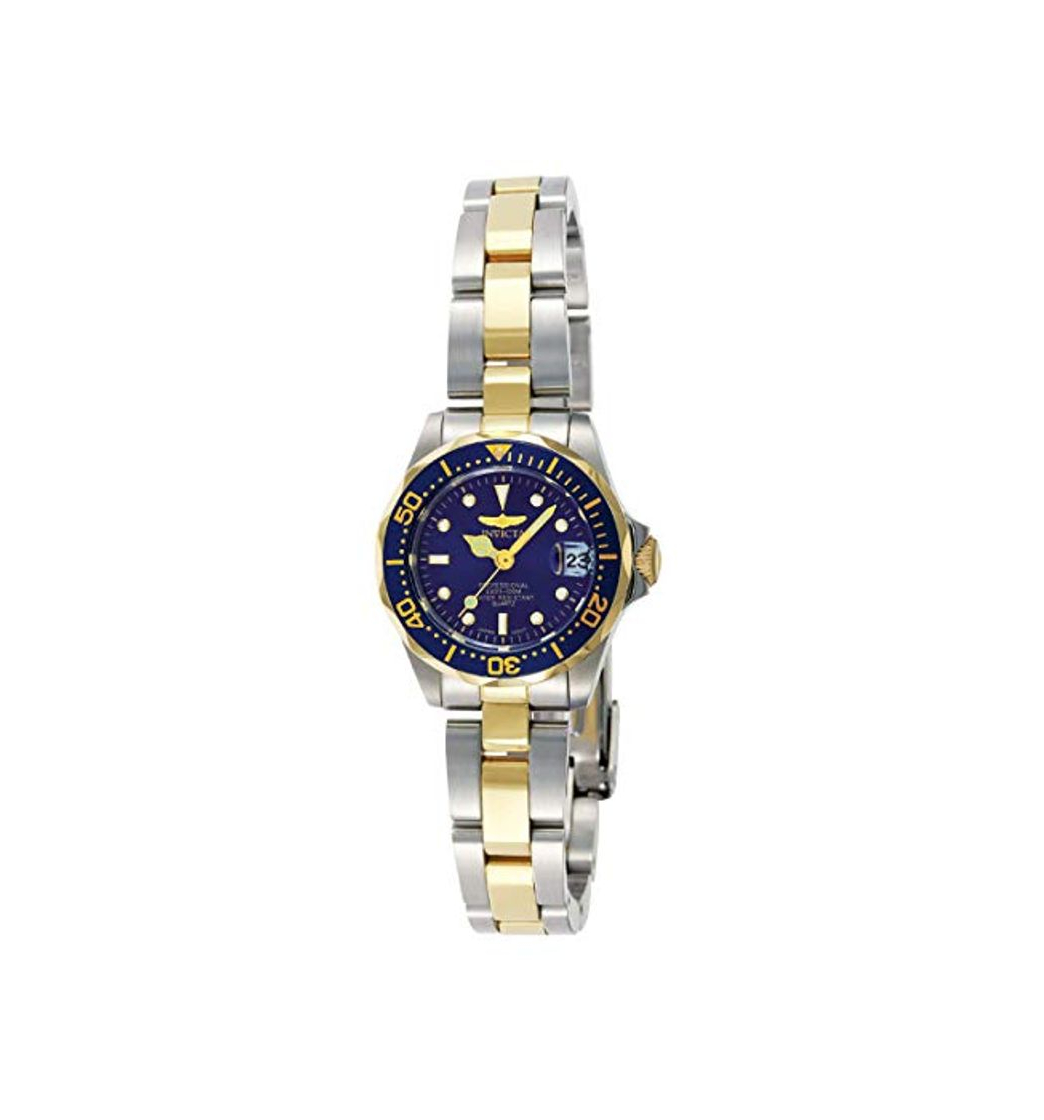 Social Invicta 8942 Pro Diver Reloj para Mujer acero inoxidable Cuarzo Esfera azul