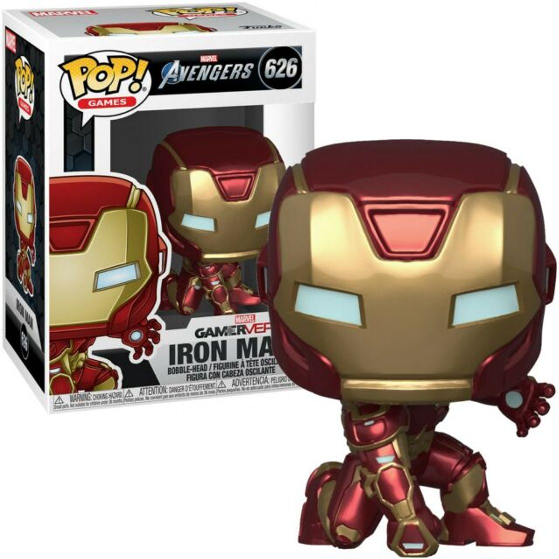 Game Funko- Pop Marvel: Avengers Game-Iron Man