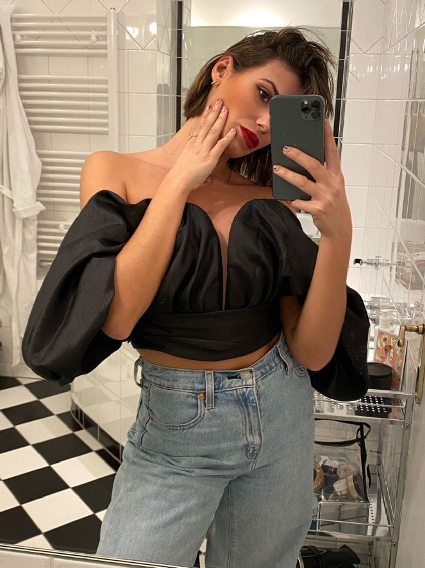 Product Satin Crop Top