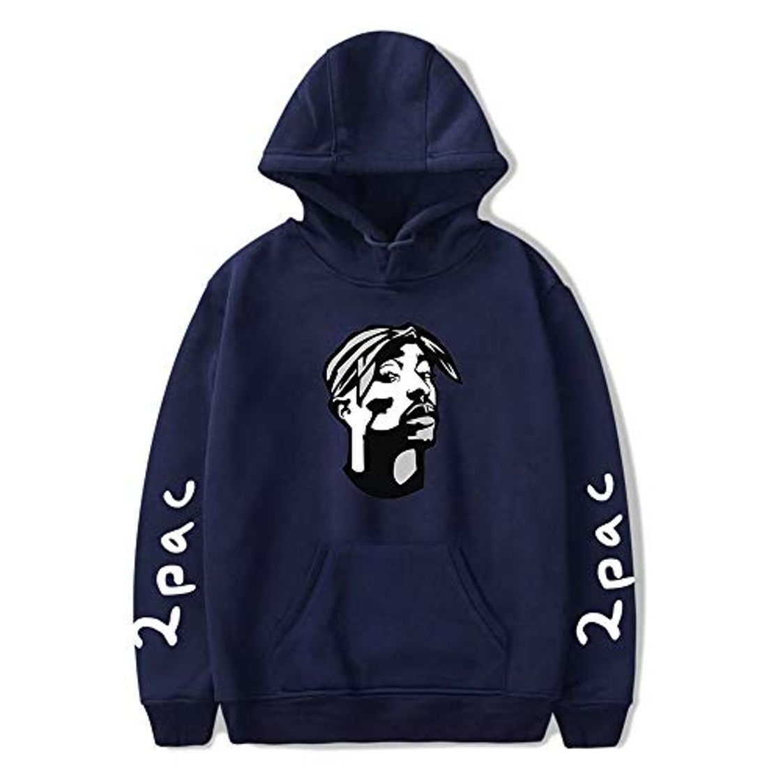 Moda 2PAC Sudaderas con Capucha Hip Hop Rapper 2PAC Sudadera 2PAC Hoody Manga Larga Sudaderas Jerseys Abrigos Hoodies