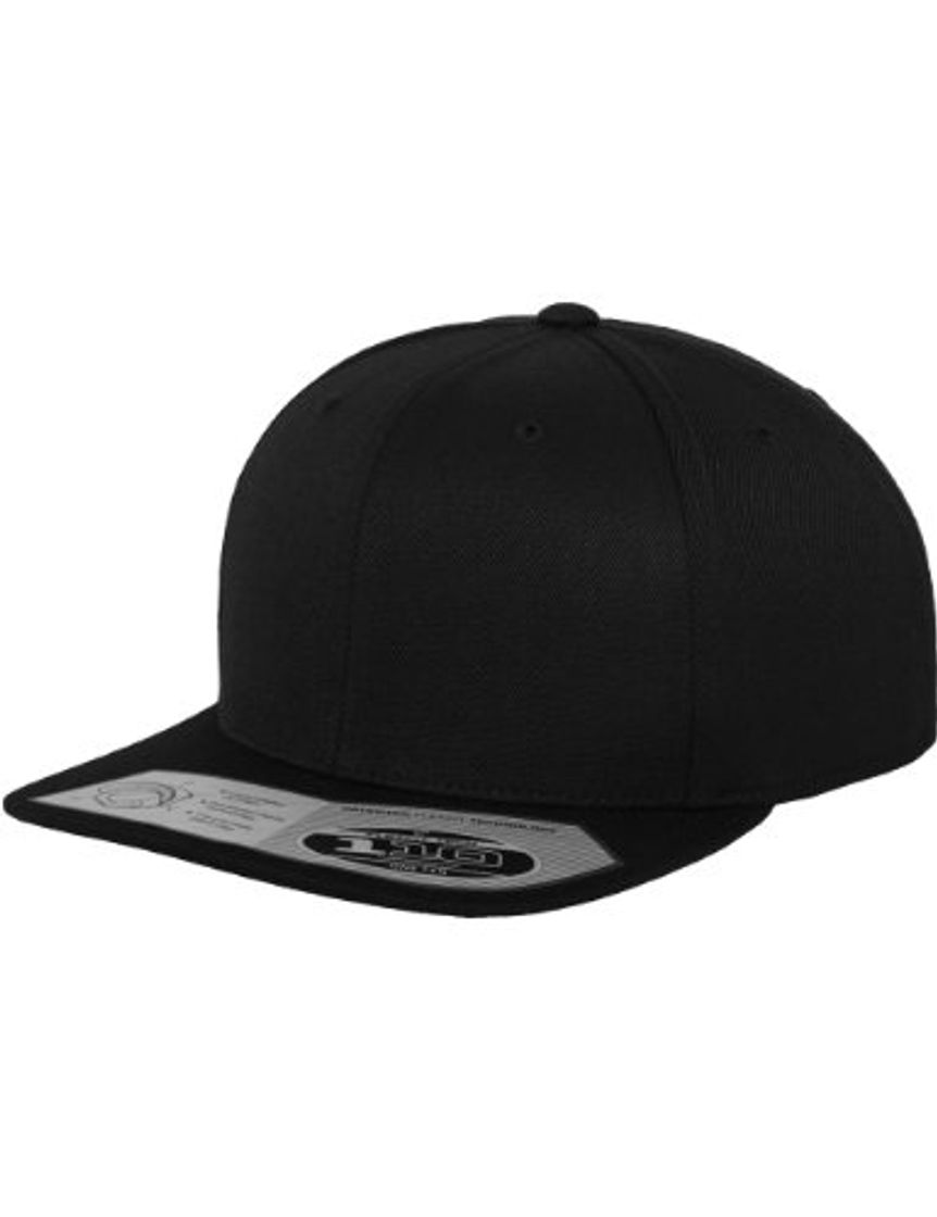 Fashion Flexfit Mütze 110 Fitted Snapback - Gorra de náutica, Color Negro, Talla