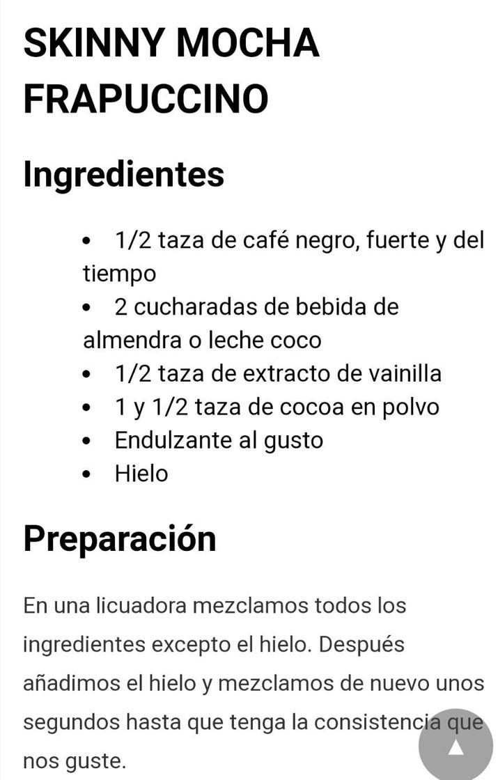 Fashion Te encanta ir a Starbucks? aquí están las mejores recetas!😋