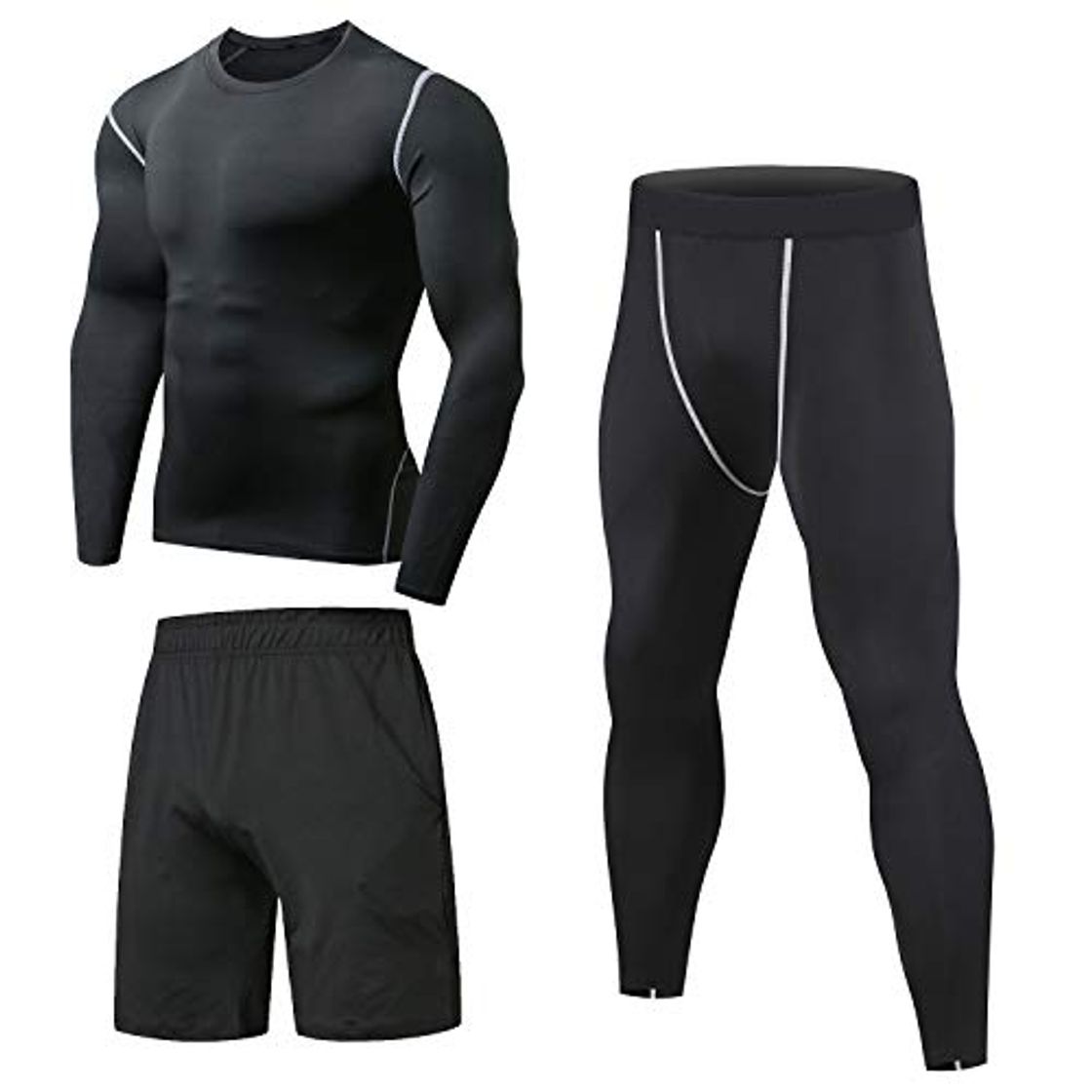 Social Niksa 3 Piezas Conjunto de Compresion Hombre