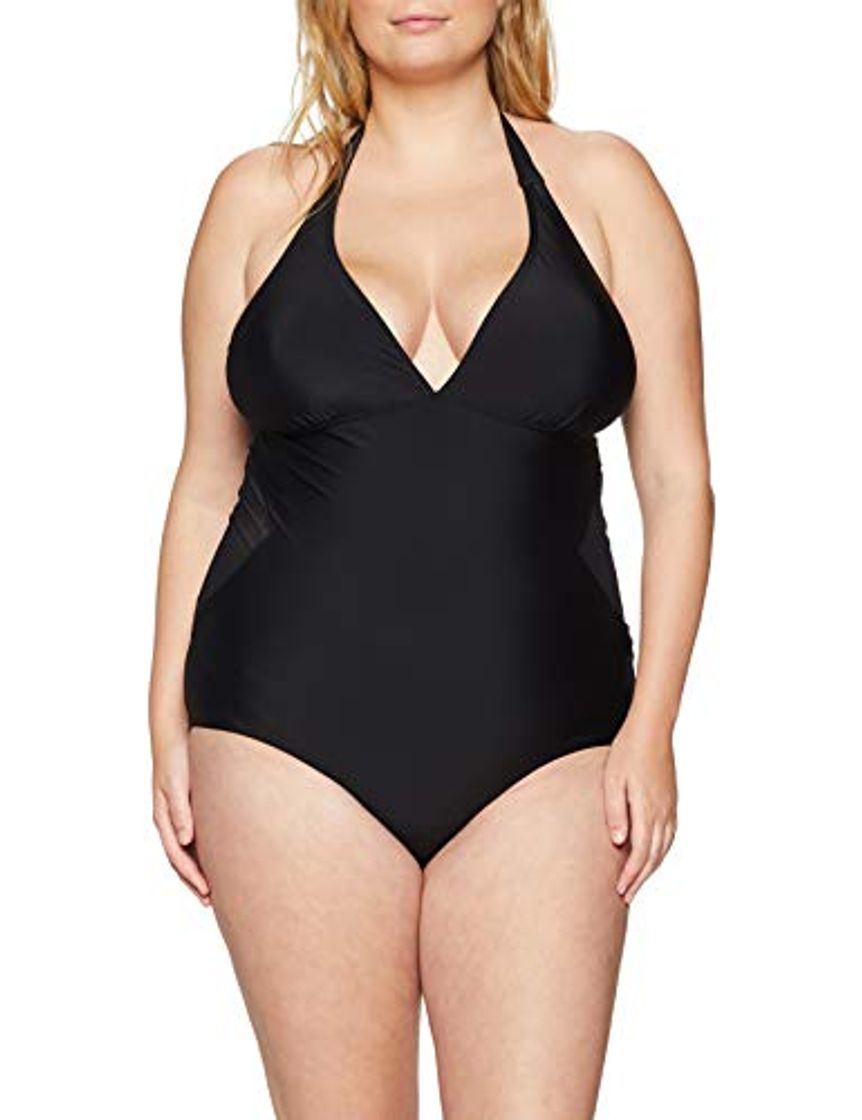 Junarose Jriskaz Swimsuit-K Traje de baño de una Pieza, Negro