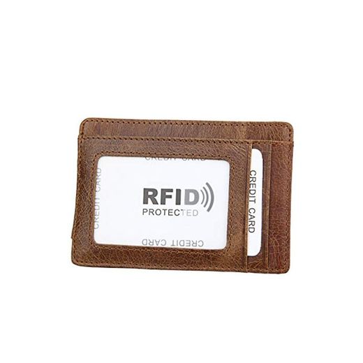 2020 Regalo Europeo Y Americano del DíA del Padre Billetera Retro para Hombre Billetera Tarjeta RFID