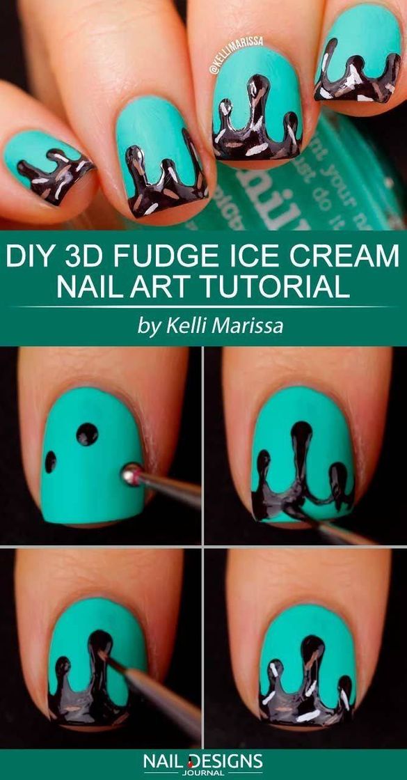 Fashion tutorial de decoração-unhas