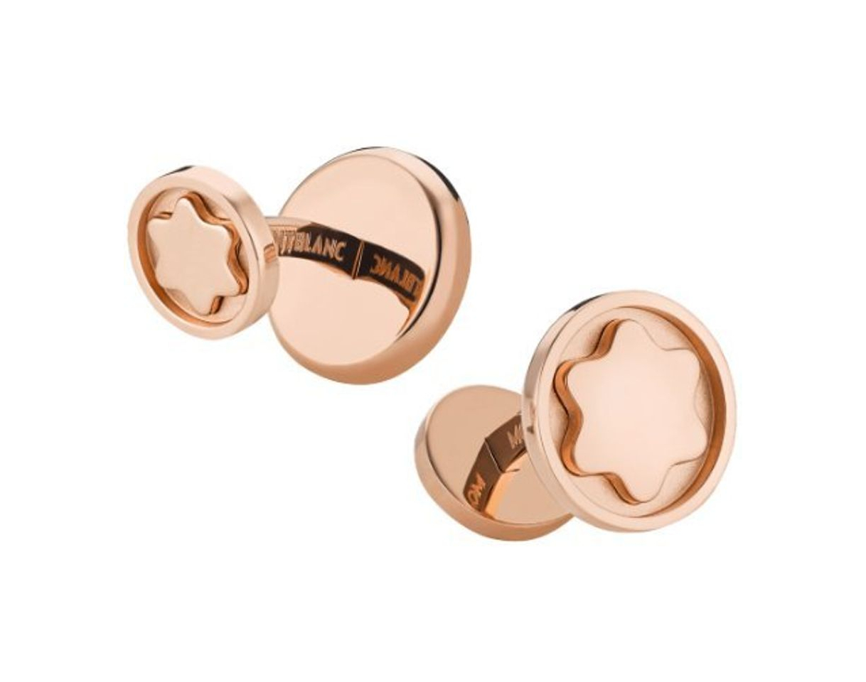 Fashion Mont Blanc Sartorial Rosa Gemelos de oro marca nueva caja