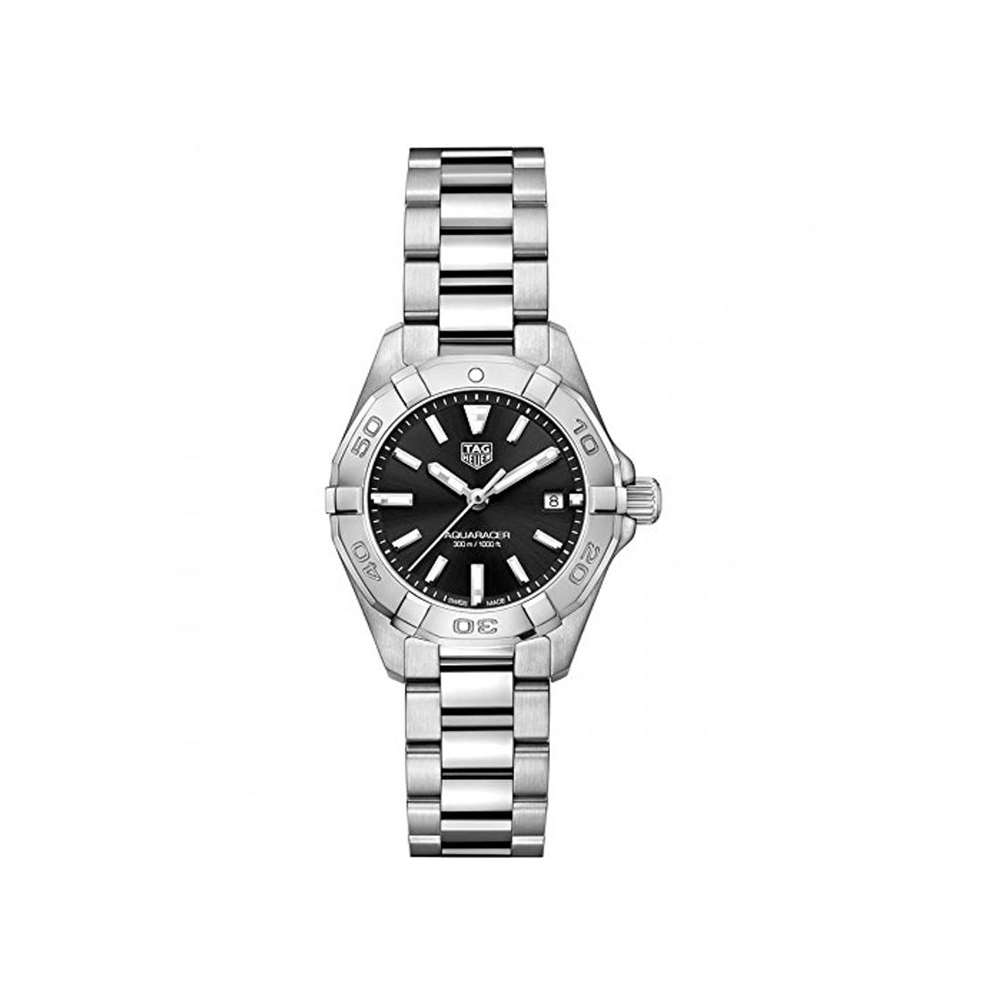 Moda TAG Heuer Aquaracer Reloj de Mujer Cuarzo 27mm Correa de Acero WBD1410