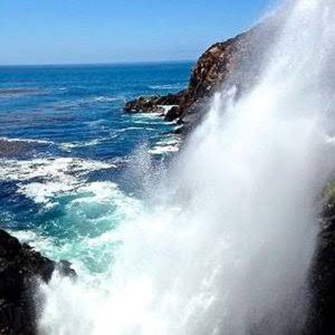 Lugar La Bufadora Ensenada BC Mexico