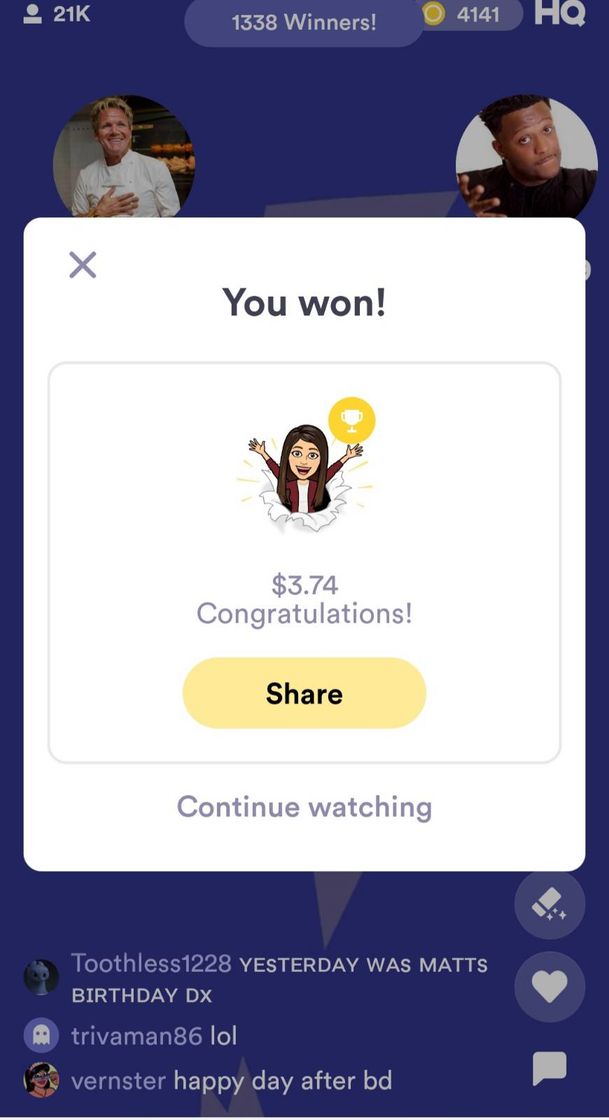 App HQ Trivia