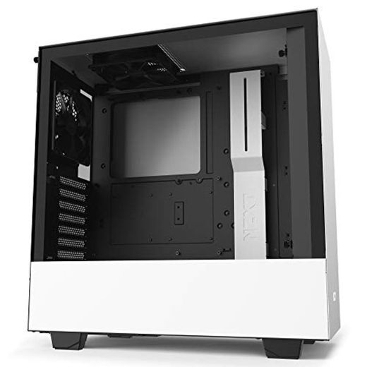 NZXT H510 - Caja PC Gaming Semitorre Compacta ATX - Panel frontal