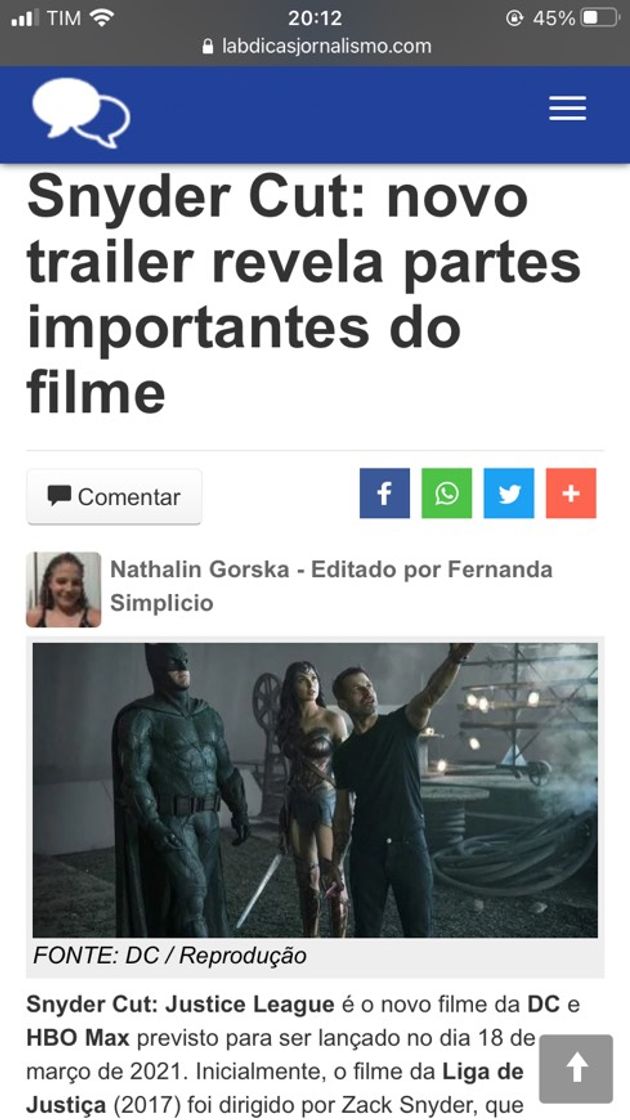 Fashion Matéria: Snyder Cut - novo trailer revela partes importantes