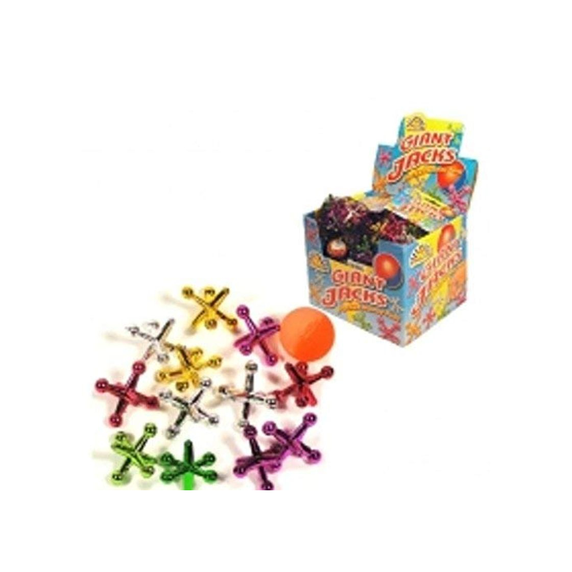 Product Niños juego de Jacks gigante - 13 piezas a Set - colores