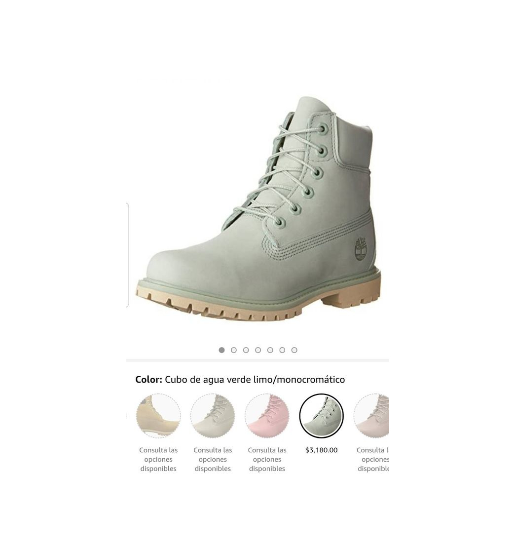 Social Timberland Botas Impermeables de 6 Pulgadas para Mujer

