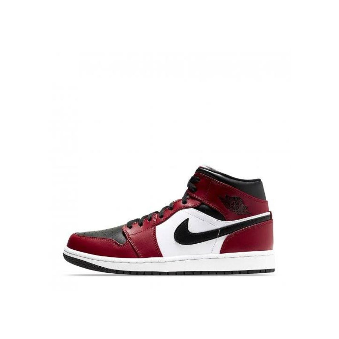 Fashion Nike Jordan 1 Mid chicago Black Toe 